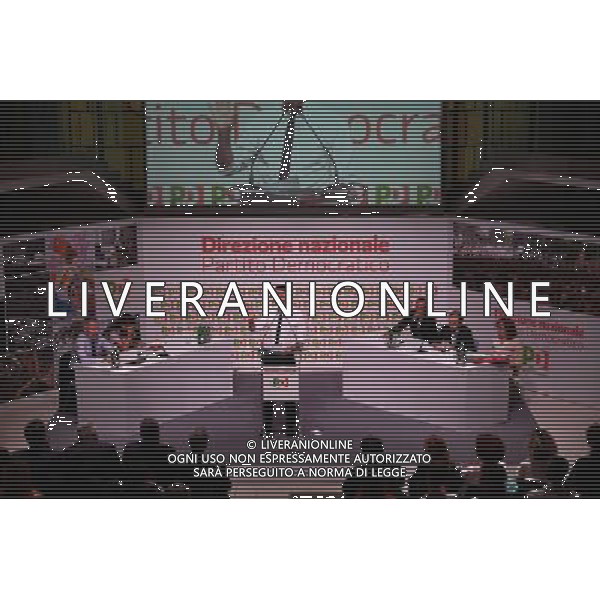 Direzione Nazionale PD - Roma 04.07.2016 - nella foto: L\'intervento di Matteo Renzi / Ph. Corradetti - AG ALDO LIVERANI SAS