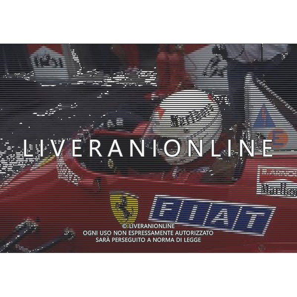 RETROSPETTIVA RENE ARNOUX PILOTA NELLA FOTO RENE ARNOUX AG ALDO LIVERANI SAS