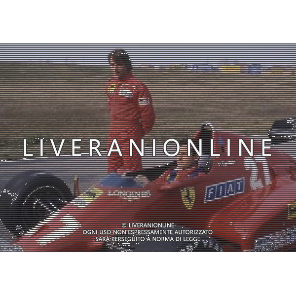 RETROSPETTIVA RENE ARNOUX PILOTA NELLA FOTO RENE ARNOUX CON PATRICK TAMBAY AG ALDO LIVERANI SAS
