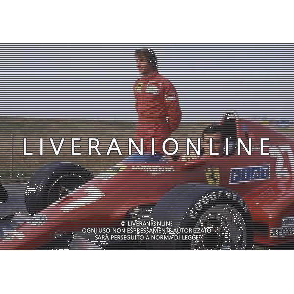 RETROSPETTIVA RENE ARNOUX PILOTA NELLA FOTO RENE ARNOUX CON PATRICK TAMBAY AG ALDO LIVERANI SAS