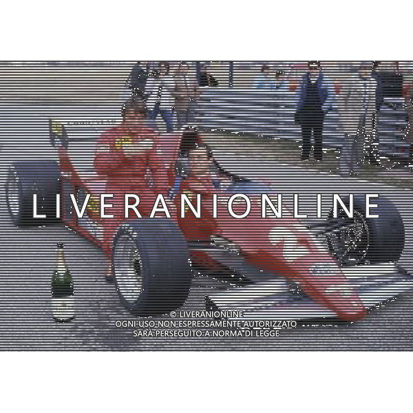 RETROSPETTIVA RENE ARNOUX PILOTA NELLA FOTO RENE ARNOUX AG ALDO LIVERANI SAS