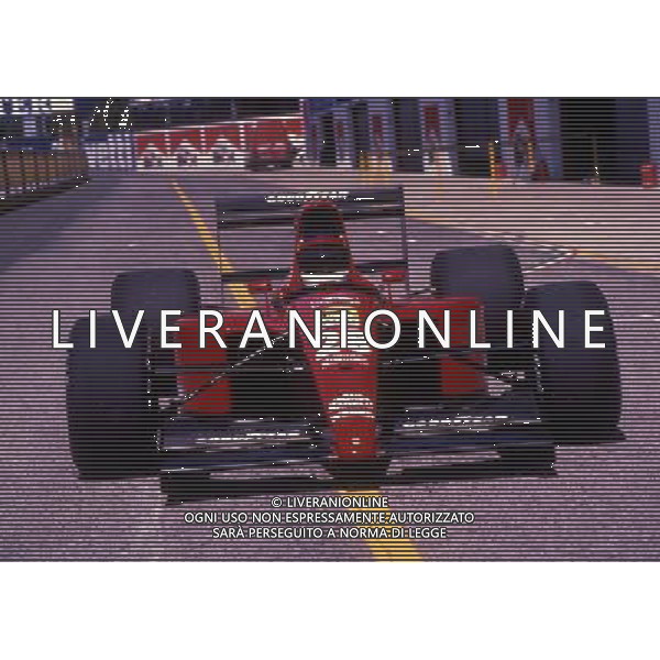 RETROSPETTIVA JEAN ALESI PILOTA NELLA FOTO JEAN ALESI CON LA FERRARI AG ALDO LIVERANI SAS