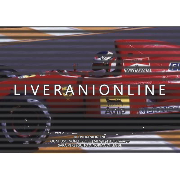 RETROSPETTIVA JEAN ALESI PILOTA NELLA FOTO JEAN ALESI CON LA FERRARI AG ALDO LIVERANI SAS