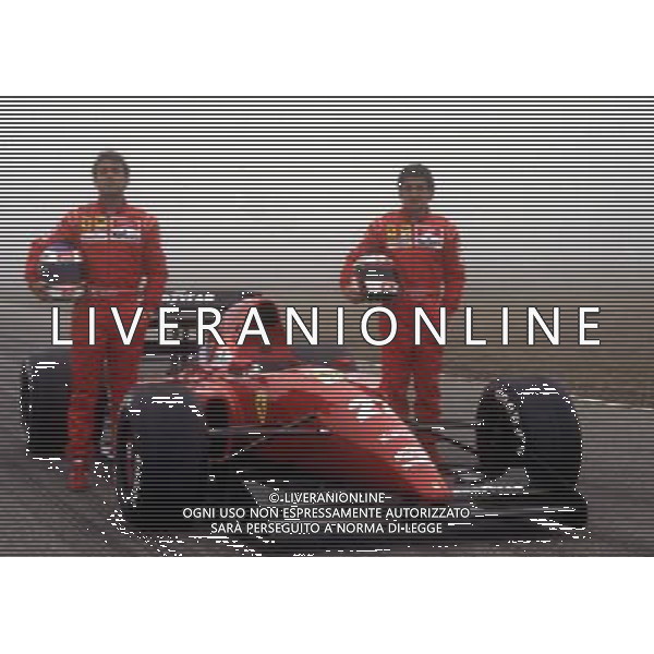 RETROSPETTIVA JEAN ALESI PILOTA NELLA FOTO JEAN ALESI CON IVAN CAPELLI AG ALDO LIVERANI SAS