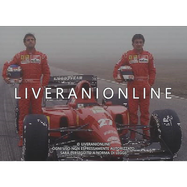RETROSPETTIVA JEAN ALESI PILOTA NELLA FOTO JEAN ALESI CON IVAN CAPELLI AG ALDO LIVERANI SAS