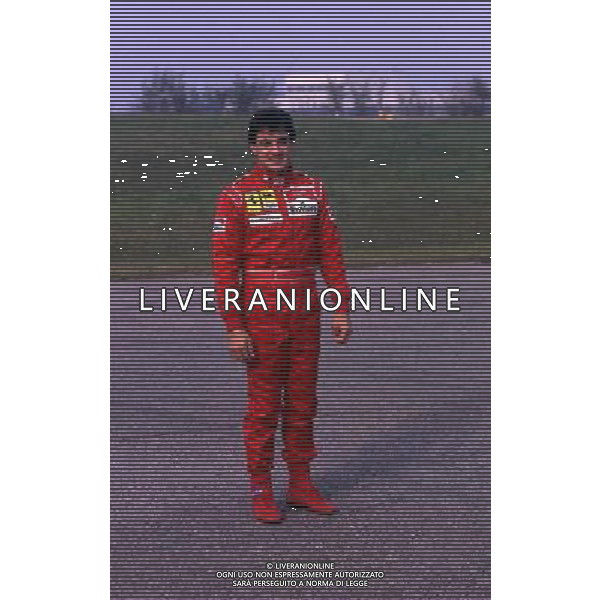 RETROSPETTIVA JEAN ALESI PILOTA NELLA FOTO JEAN ALESI NEL 1990 CON LA FERRARI AG ALDO LIVERANI SAS
