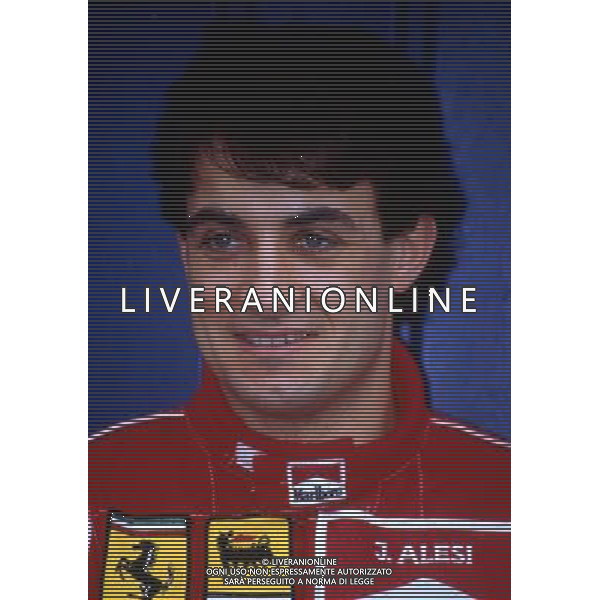 RETROSPETTIVA JEAN ALESI PILOTA NELLA FOTO JEAN ALESI AG ALDO LIVERANI SAS