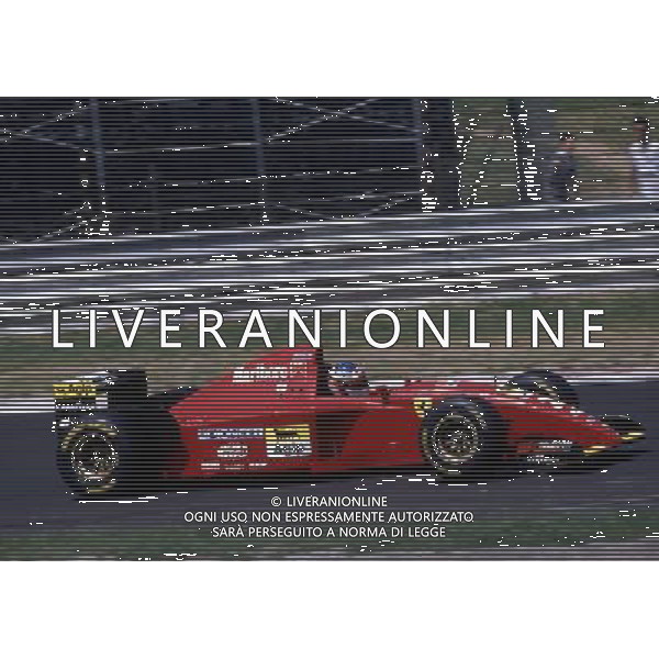 RETROSPETTIVA JEAN ALESI PILOTA NELLA FOTO JEAN ALESI AG ALDO LIVERANI SAS