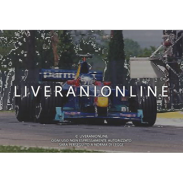 RETROSPETTIVA JEAN ALESI PILOTA NELLA FOTO JEAN ALESI CON LA SAUBER C 17 NEL 1998 AG ALDO LIVERANI SAS