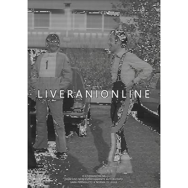 RETROSPETTIVA PIERO GROS SCI NELLA FOTO PIERO GROS CON GUSTAV THOENI AG ALDO LIVERANI SAS