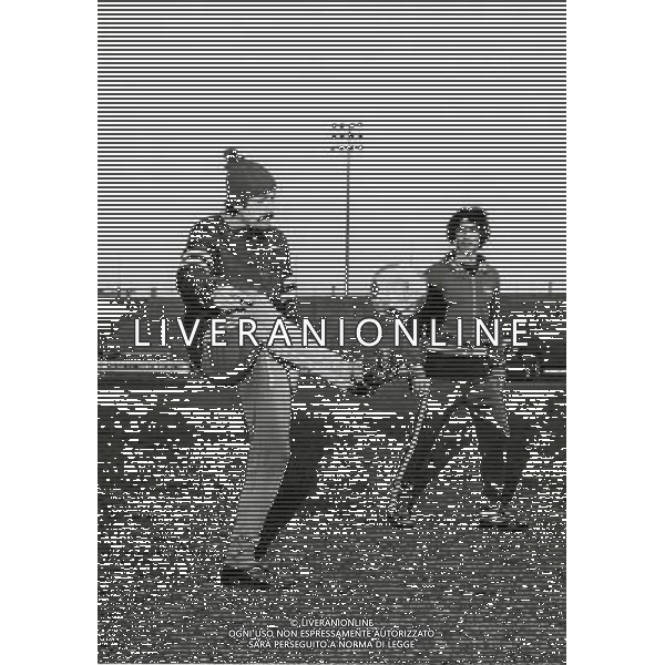 RETROSPETTIVA RENATO ZACCARELLI CALCIATORE NELLA FOTO RENATO ZACCARELLI CON PAOLO PULICI AG ALDO LIVERANI SAS