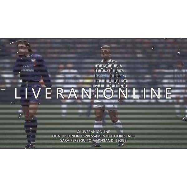 Juventus calcio anni 90 nella foto Gianluca Vialli ph archivio Agenzia Aldo Liverani