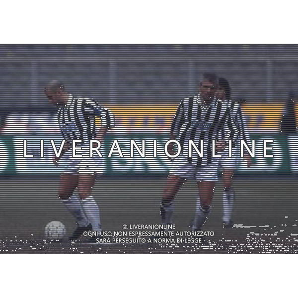 Juventus calcio anni 90 nella foto Gianluca Vialli ph archivio Agenzia Aldo Liverani