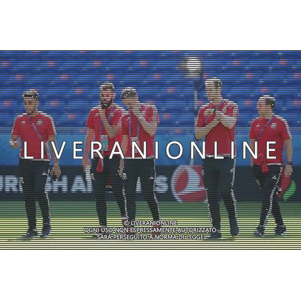 DECINES-CHARPIEU 05.07.2016 SPACER REPREZENTACJA WALIA NA EURO 2016 WE FRANCJI --- WALES FOOTBALL NATIONAL TEAM WALK IN EURO2016 NEIL TAYLOR JOE LEDLEY ANDY KING OWAIN FON WILLIAMS DAVID VAUGHAN FOT. PIOTR KUCZA/NEWSPIX.PL --- Newspix.pl AG ALDO LIVERANI SAS ONLY ITALY *** Local Caption *** www.newspix.pl mail us: info@newspix.pl call us: 0048 022 23 22 222 --- Polish Picture Agency by Ringier Axel Springer Poland