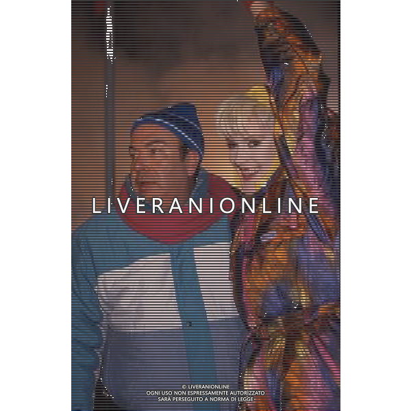 ARCHIVIO ALDO LIVERANI NELLA FOTO LINO BANFI E DONATELLA RETTORE AG ALDO LIVERANI