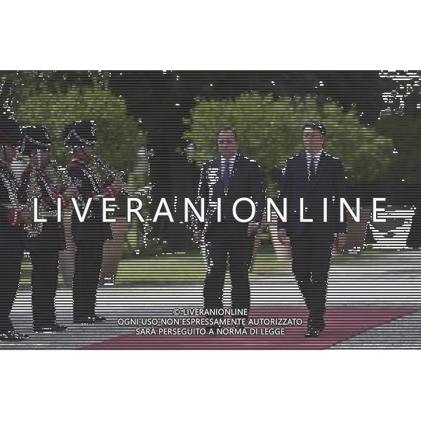 Il Presidente del Consiglio Matteo Renzi, riceve il Primo Ministro Svedese Stefan Lofven a Villa Doria Pamphilj, Roma 06 Luglio 2016 Â© Corradetti / AGENZIA ALDO LIVERANI SAS 