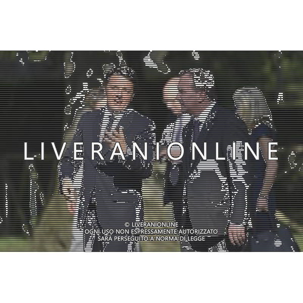 Il Presidente del Consiglio dei Ministri Matteo Renzi riceve il primo ministro svedese Stefan Lofven - Roma - 06.07.2016 - Villa Doria Pamphilj - nella foto: Matteo Renzi e Stefan Lofven / Ph. Corradetti - AG ALDO LIVERANI SAS / AGENZIA ALDO LIVERANI SAS 