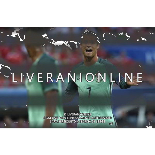 UEFA Francia EURO 2016 Final Tournament Semi-finals Lione - 06.07.2016 Portogallo-Galles Nella Foto:ronaldo cristiano /Ph.Vitez-Ag. Aldo Liverani