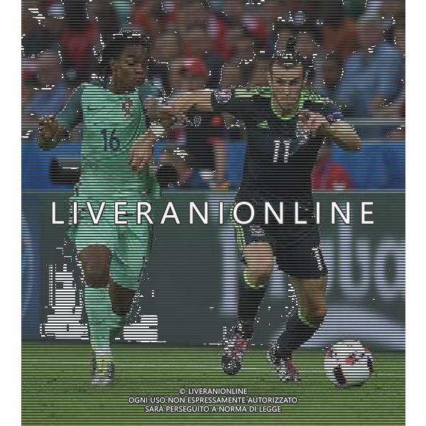 UEFA Francia EURO 2016 Final Tournament Semi-finals Lione - 06.07.2016 Portogallo-Galles Nella Foto: Gareth Bale e sanches /Ph.Vitez-Ag. Aldo Liverani