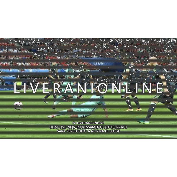 UEFA Francia EURO 2016 Final Tournament Semi-finals Lione - 06.07.2016 Portogallo-Galles Nella Foto: il gol di nani del 2-0 /Ph.Vitez-Ag. Aldo Liverani
