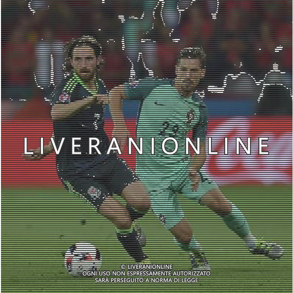 UEFA Francia EURO 2016 Final Tournament Semi-finals Lione - 06.07.2016 Portogallo-Galles Nella Foto:allen adrien silva /Ph.Vitez-Ag. Aldo Liverani