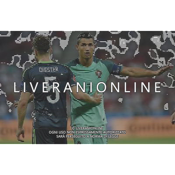 UEFA Francia EURO 2016 Final Tournament Semi-finals Lione - 06.07.2016 Portogallo-Galles Nella Foto: cristiano ronaldo chester /Ph.Vitez-Ag. Aldo Liverani