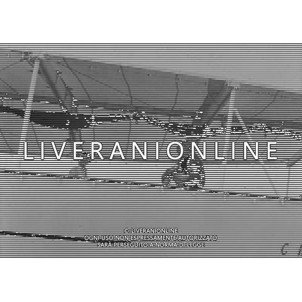 Aristoteles Sokrates Homer Onassis armatore greco - Retrospettiva nella foto sul Mega-yacht Christina O a Napoli nel Settembre 1960 © ARCHIVIO / AGENZIA ALDO LIVERANI SAS - ITALY ONLY EDITORIAL USE ONLY