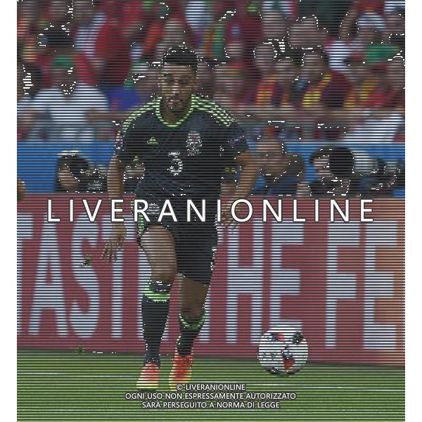 UEFA Francia EURO 2016 Final Tournament Semi-finals Lione - 06.07.2016 Portogallo-Galles Nella Foto:Taylor Neil /Ph.Vitez-Ag. Aldo Liverani