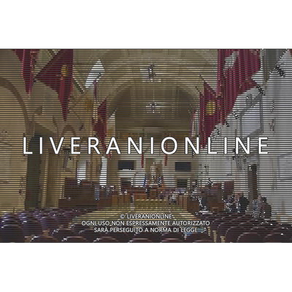 Prima seduta dellÕAssemblea Capitolina - Roma 07.07.2016 - Campidoglio - Palazzo Senatorio - Aula Giulio Cesare - nella foto: L\'aula Giulio Cesare / Ph.Corradetti - AG ALDO LIVERANI SAS