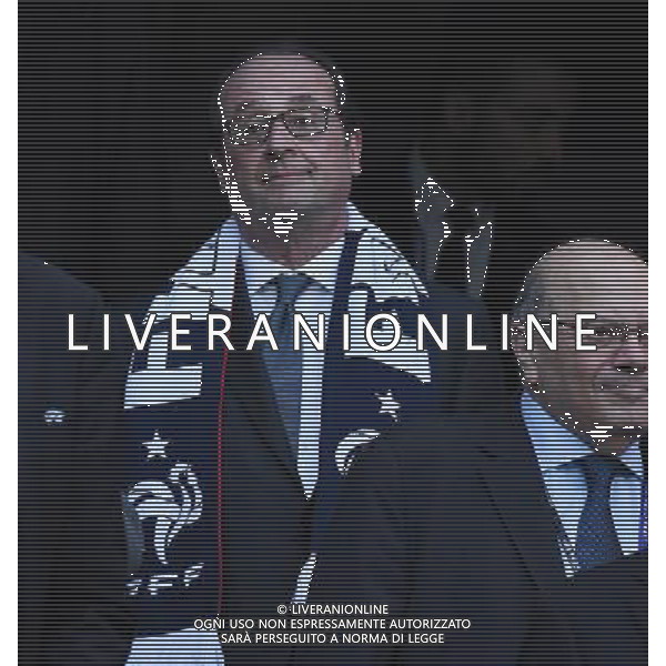 UEFA Francia EURO 2016 Final Tournament Semi-finals Marsiglia - 07.07.2016 Germania-Francia Nella Foto: il presidente francois hollande in tribuna /Ph.Vitez-Ag. Aldo Liverani