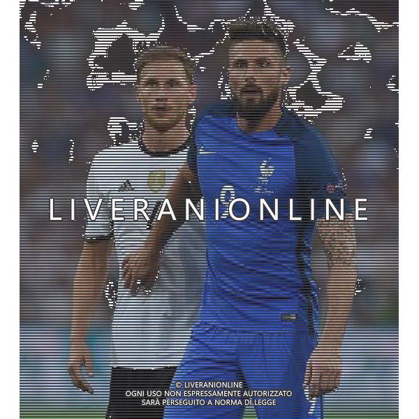 UEFA Francia EURO 2016 Final Tournament Semi-finals Marsiglia - 07.07.2016 Germania-Francia Nella Foto:giroud howedes /Ph.Vitez-Ag. Aldo Liverani