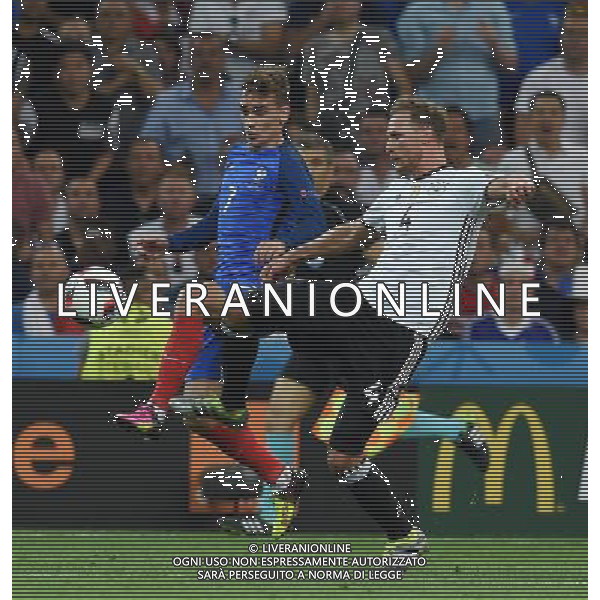 UEFA Francia EURO 2016 Final Tournament Semi-finals Marsiglia - 07.07.2016 Germania-Francia Nella Foto:griezmann howedes /Ph.Vitez-Ag. Aldo Liverani