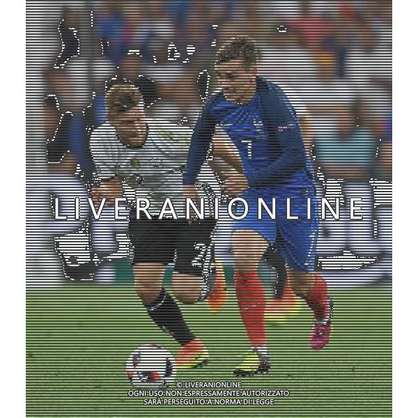 UEFA Francia EURO 2016 Final Tournament Semi-finals Marsiglia - 07.07.2016 Germania-Francia Nella Foto:griezmann mustafi /Ph.Vitez-Ag. Aldo Liverani