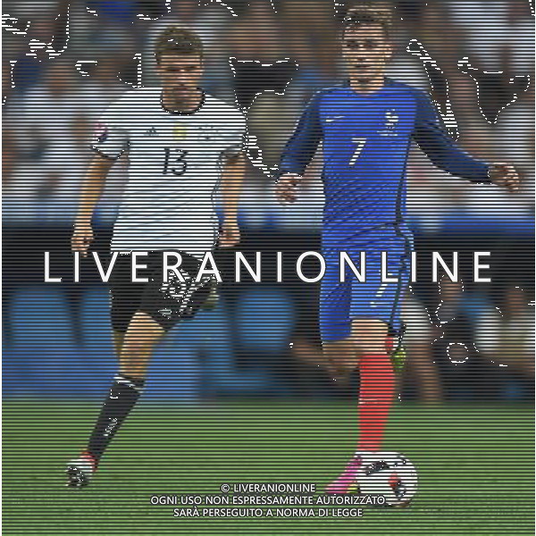 UEFA Francia EURO 2016 Final Tournament Semi-finals Marsiglia - 07.07.2016 Germania-Francia Nella Foto:griezmann muller /Ph.Vitez-Ag. Aldo Liverani
