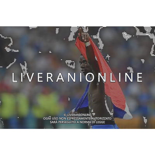 UEFA Francia EURO 2016 Final Tournament Semi-finals Marsiglia - 07.07.2016 Germania-Francia Nella Foto:l\'esultanza dei giocatori della francia pogba con la bandiera /Ph.Vitez-Ag. Aldo Liverani