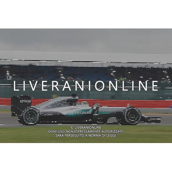Lewis Hamilton (GBR) Mercedes AMG F1 W07 Hybrid. 08.07.2016. Formula 1 World Championship, Rd 10, British Grand Prix, Silverstone, England, Practice Day. AG ALDO LIVERANI SAS ONLY ITALY