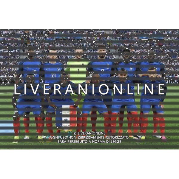 UEFA Francia EURO 2016 Final Tournament Semi-finals Marsiglia - 07.07.2016 Germania-Francia Nella Foto:Francia Squadra Formazione Lloris,Evra,Griezmann,Payet,Giroud,Matuidi,Pogba,Sissoko,Sagna,Koscielny,Umtiti /Ph.Vitez-Ag. Aldo Liverani
