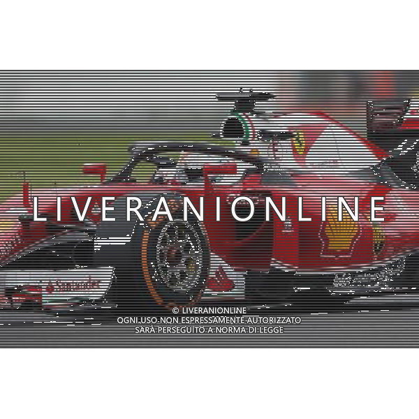 Sebastian Vettel (GER) Ferrari SF16-H running the Halo cockpit cover. 08.07.2016. Formula 1 World Championship, Rd 10, British Grand Prix, Silverstone, England, Practice Day. AG ALDO LIVERANI SAS ONLY ITALY