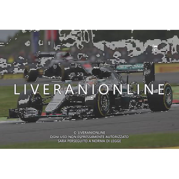 Lewis Hamilton (GBR) Mercedes AMG F1 W07 Hybrid. 09.07.2016. Formula 1 World Championship, Rd 10, British Grand Prix, Silverstone, England, Qualifying Day. AG ALDO LIVERANI SAS ONLY ITALY