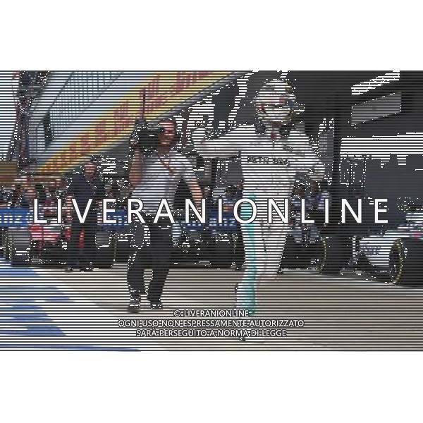 Pole for Lewis Hamilton (GBR) Mercedes AMG F1 W07. 09.07.2016. Formula 1 World Championship, Rd 10, British Grand Prix, Silverstone, England, Qualifying Day. AG ALDO LIVERANI SAS ONLY ITALY