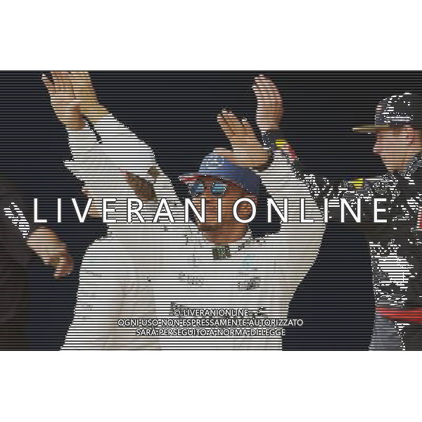 Lewis Hamilton (GBR) Mercedes AMG F1 celebrates his pole position in parc ferme. 09.07.2016. Formula 1 World Championship, Rd 10, British Grand Prix, Silverstone, England, Qualifying Day. AG ALDO LIVERANI SAS ONLY ITALY