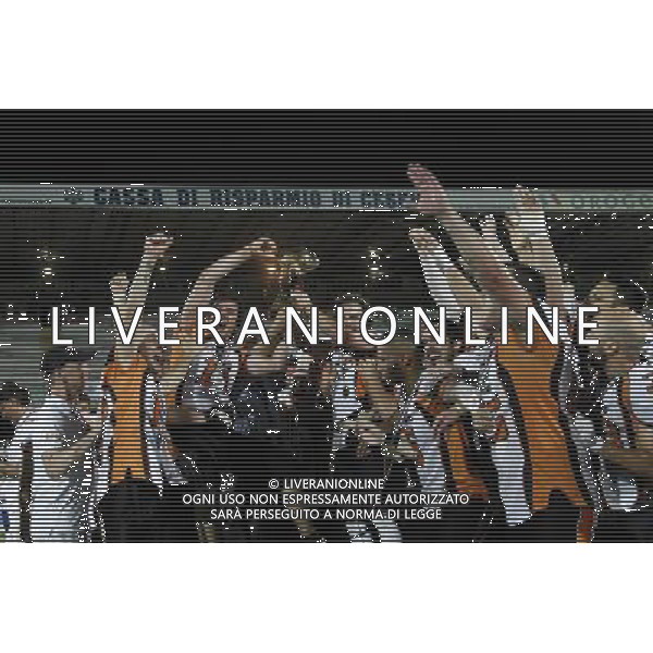 Italian Bowl XXXVI, Finale del Campionato Italiano di Footbal Americano, Giants Bolzano vs Rhinos Milano, 09/07/2016, nella foto: ESULTANZA RHINO, CLAUDIO ZAMAGNI/AGENZIA ALDO LIVERANI S.A.S.