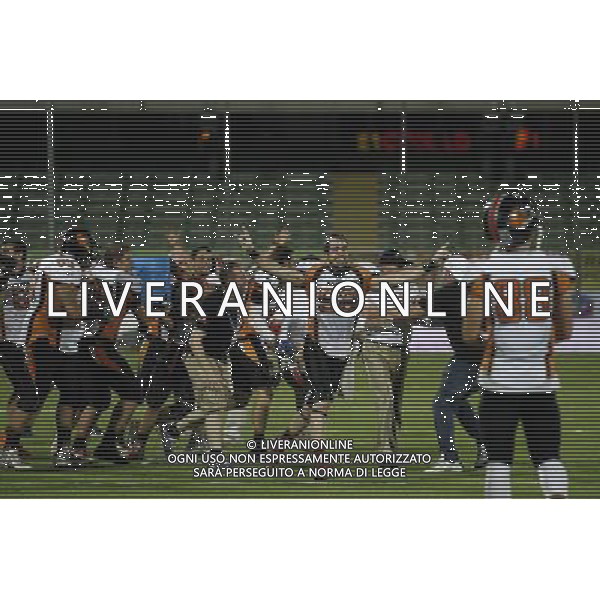 Italian Bowl XXXVI, Finale del Campionato Italiano di Footbal Americano, Giants Bolzano vs Rhinos Milano, 09/07/2016, nella foto: ESULTANZA FINALE, RHINOS, ©CLAUDIO ZAMAGNI/AGENZIA ALDO LIVERANI S.A.S.