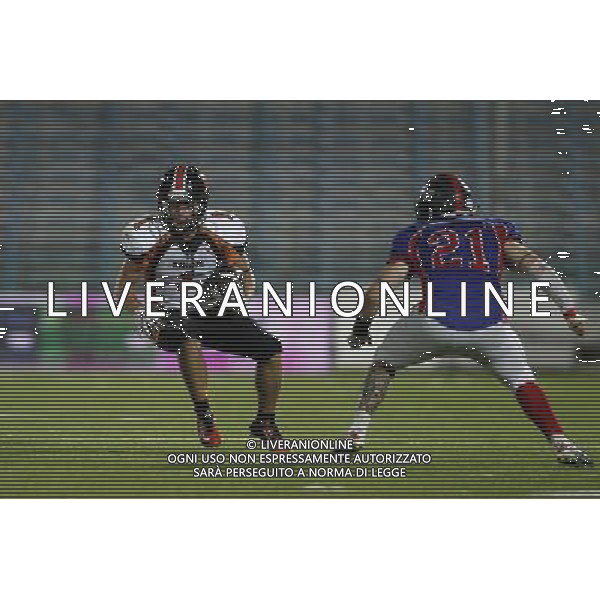 Italian Bowl XXXVI, Finale del Campionato Italiano di Footbal Americano, Giants Bolzano vs Rhinos Milano, 09/07/2016, nella foto: GAVAZZI CARLO ANTONIO, ERIOLDI ALEX, ©CLAUDIO ZAMAGNI/AGENZIA ALDO LIVERANI S.A.S.