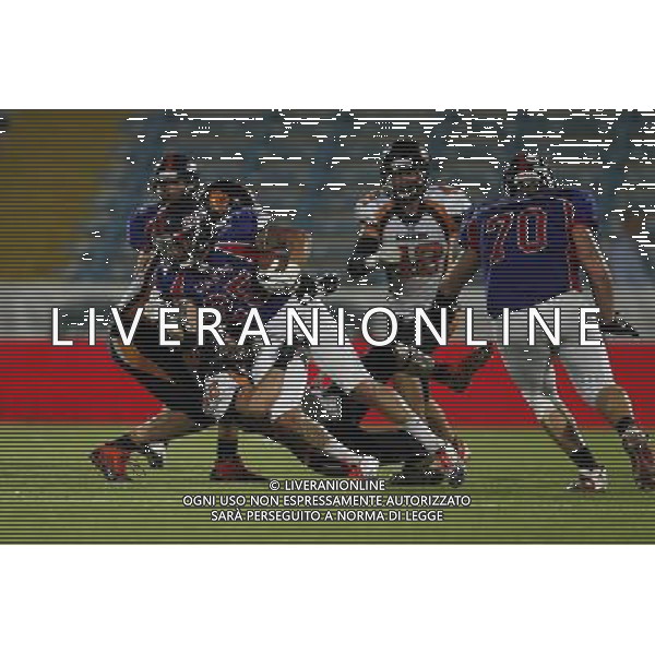 Italian Bowl XXXVI, Finale del Campionato Italiano di Footbal Americano, Giants Bolzano vs Rhinos Milano, 09/07/2016, nella foto: UNA FASE DI GIOCO, ©CLAUDIO ZAMAGNI/AGENZIA ALDO LIVERANI S.A.S.