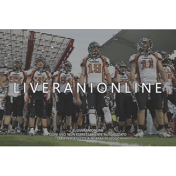 Italian Bowl XXXVI, Finale del Campionato Italiano di Footbal Americano, Giants Bolzano vs Rhinos Milano, 09/07/2016, nella foto: LA SQUADRA DEI RHINOS, ©CLAUDIO ZAMAGNI/AGENZIA ALDO LIVERANI S.A.S.