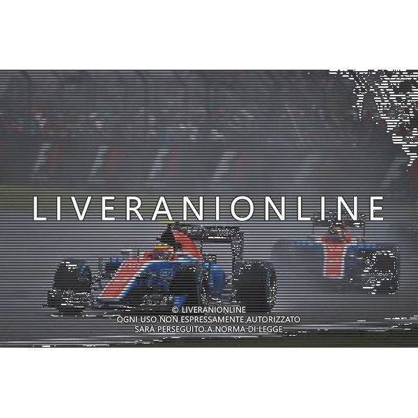 Rio Haryanto (IDN) Manor Racing MRT05 leads team mate Pascal Wehrlein (GER) Manor Racing MRT05. 10.07.2016. Formula 1 World Championship, Rd 10, British Grand Prix, Silverstone, England, Race Day. / AGENZIA ALDO LIVERANI SAS - ITALY ONLY EDITORIAL USE ONLY