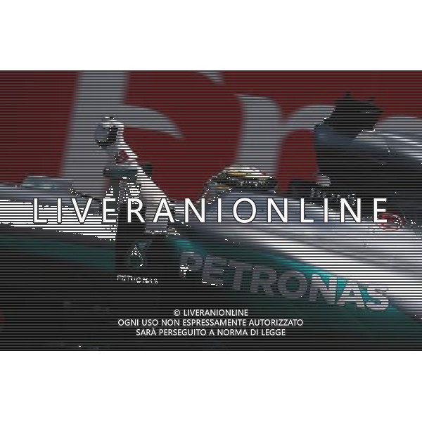 1st place for Lewis Hamilton (GBR) Mercedes AMG F1 W07 . 10.07.2016. Formula 1 World Championship, Rd 10, British Grand Prix, Silverstone, England, Race Day. / AGENZIA ALDO LIVERANI SAS - ITALY ONLY EDITORIAL USE ONLY
