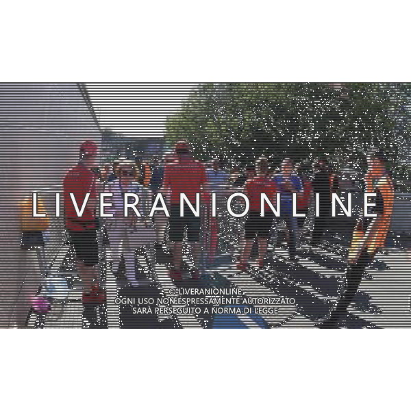 UEFA Francia EURO 2016 Final Tournament Final Parigi Saint-Denis - 10.07.2016 Portogallo-Francia Nella Foto:Apertura dei Gate di Accesso e arrivo dei tifosi prefiltraggio dei tifosi /Ph.Vitez-Ag. Aldo Liverani