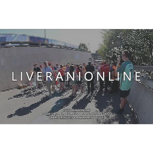 UEFA Francia EURO 2016 Final Tournament Final Parigi Saint-Denis - 10.07.2016 Portogallo-Francia Nella Foto:Apertura dei Gate di Accesso e arrivo dei tifosi prefiltraggio dei tifosi /Ph.Vitez-Ag. Aldo Liverani